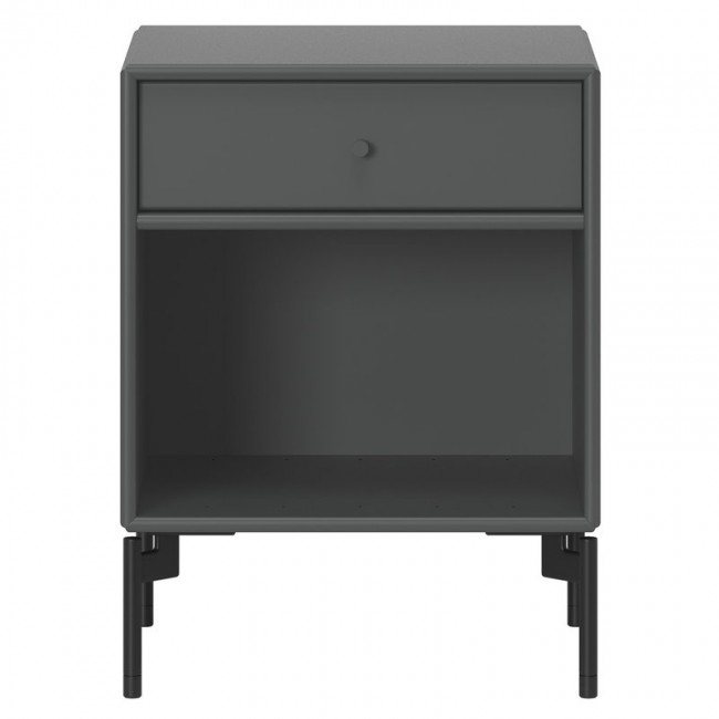 MONTANA FURNITURE 몬타나 Dream nightstand 블랙 legs - 04 Antracite MONDREAM-BLACK-LEGS-0404-QS