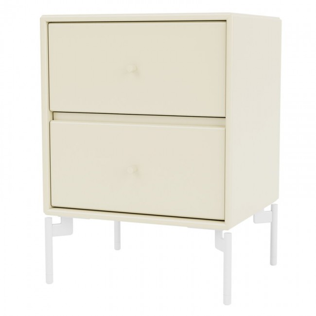 MONTANA FURNITURE 몬타나 Drift nightstand Snow legs - 150 Vanilla MON6264-SNOW-LEGS-150150