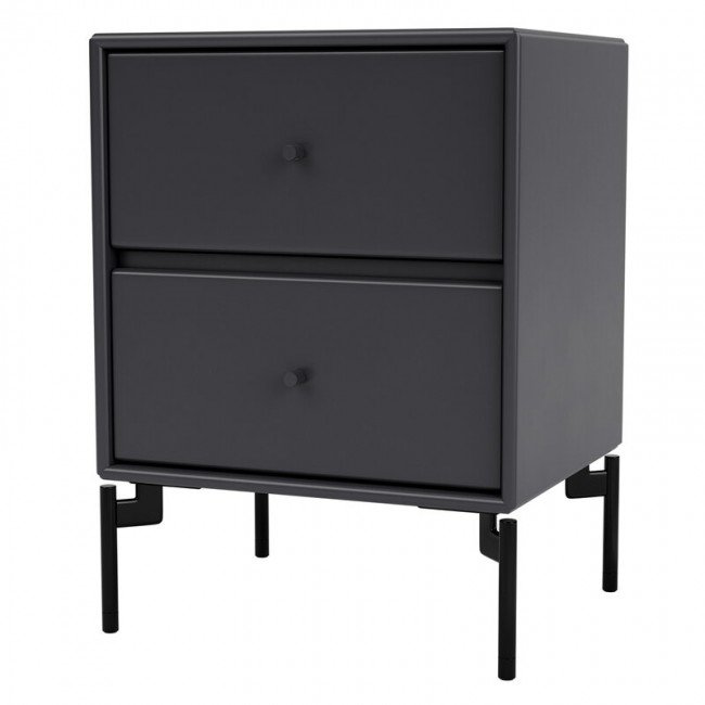 MONTANA FURNITURE 몬타나 Drift nightstand 블랙 legs - 04 Antracite MON6264-BLACK-LEGS-0404