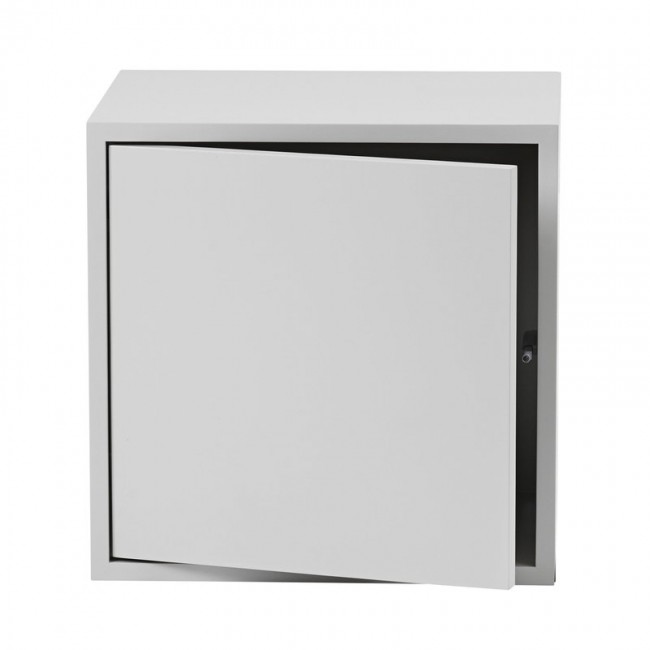 MUUTO 무토 Stacked 2.0 shelf module w/ door 미디움 라이트 그레이 MU15663