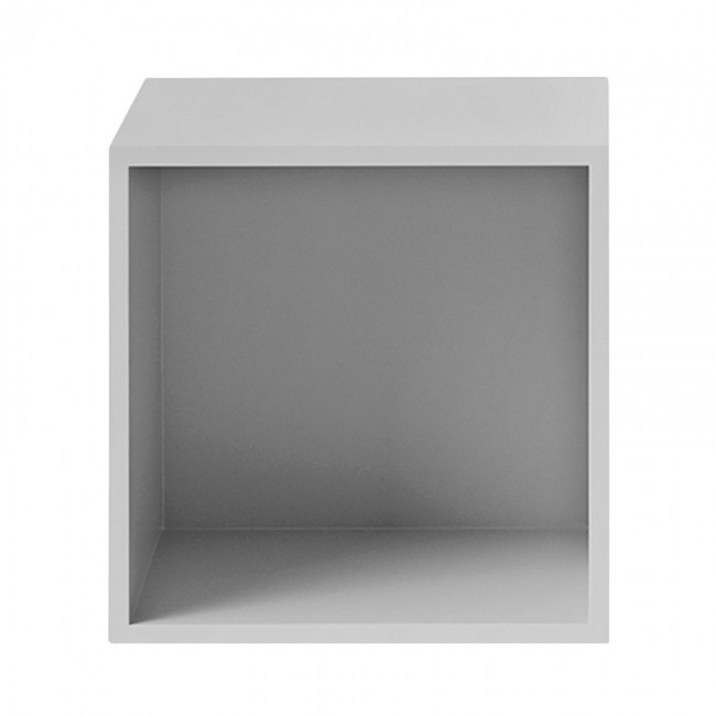 MUUTO 무토 Stacked 2.0 shelf module w/ background 미디움 라이트 그레이 MU15636