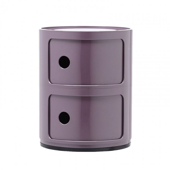 KARTELL 콤포니빌리 스토리지 유닛 2 modules 퍼플 Kartell Componibili storage unit  2 modules  purple 01114