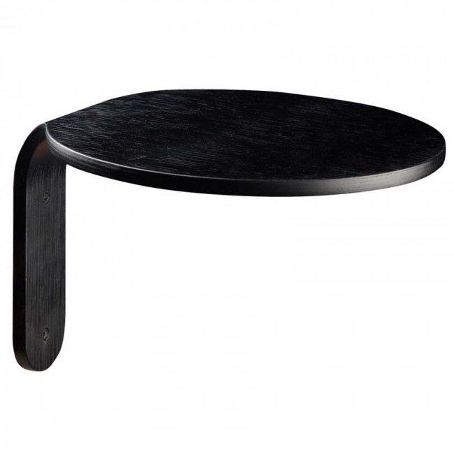 Muoto2 Turn wall shelf 블랙 MUO-TRN002