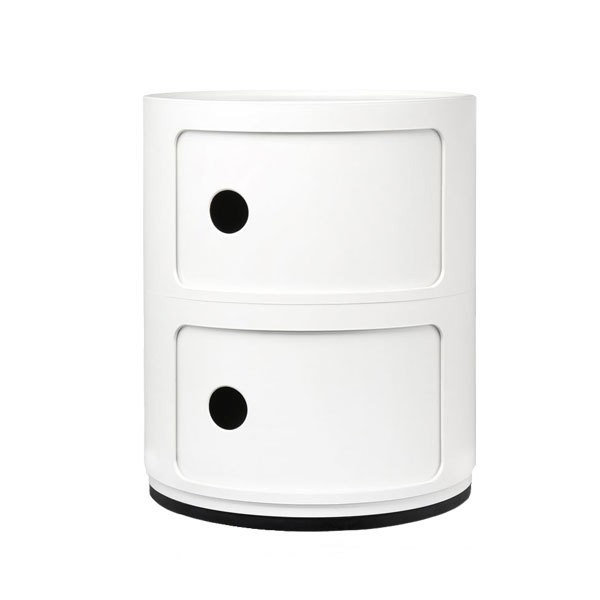 KARTELL 콤포니빌리 스토리지 유닛 2 modules 화이트 Kartell Componibili storage unit  2 modules  white 01093
