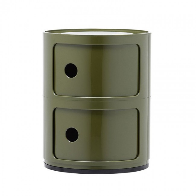 KARTELL 콤포니빌리 스토리지 유닛 2 modules 그린 Kartell Componibili storage unit  2 modules  green 01091