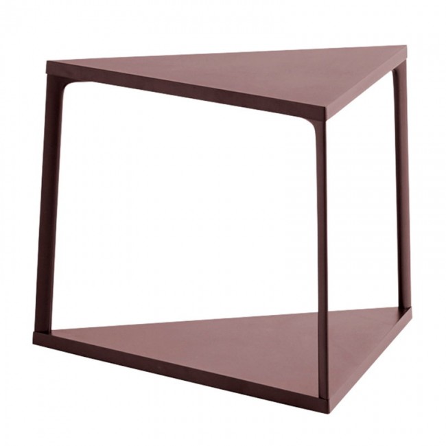 HAY 헤이 Eiffel 사이드 테이블 52 x cm triangle 다크 brick HA931566