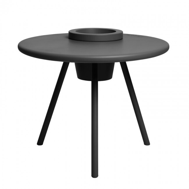 FATBOY Bakkes 사이드 테이블 with pot 앤트러사이트 Fatboy Bakkes side table with pot  anthracite 01072