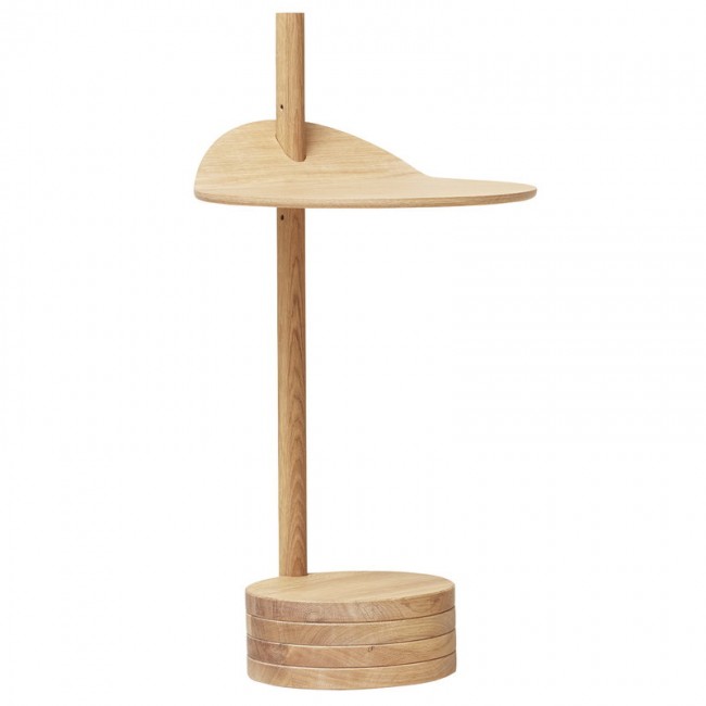 FORM & REFINE 폼앤리파인 Stilk 사이드 테이블 화이트 oiled oak FAR1232