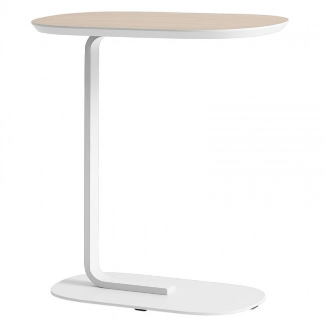 MUUTO 무토 Relate 사이드 테이블 h. 60 5 cm oak - 오프 화이트 MU13905