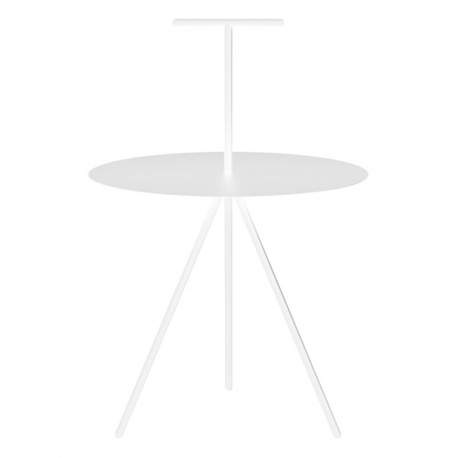 Viccarbe Trino 테이블 화이트 - steel handle VC-TRITWHITEQ