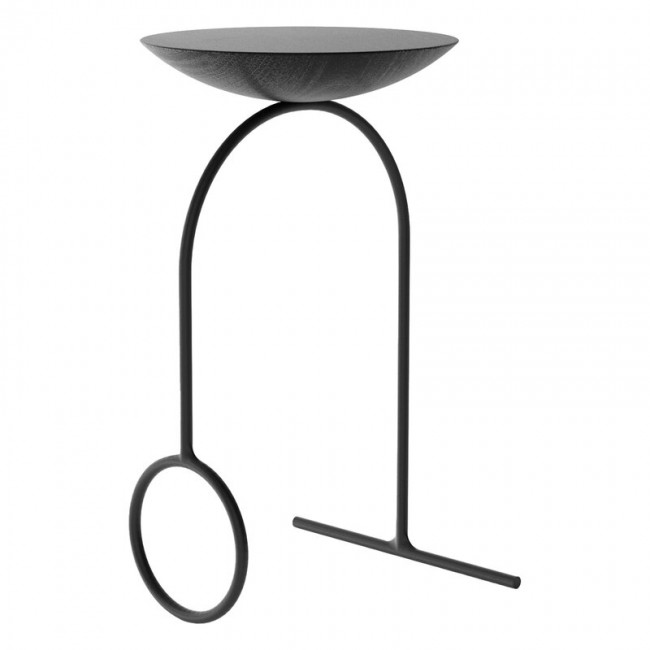 Viccarbe Giro sculpture 테이블 블랙 VC-GIRONASHQ