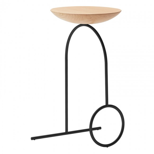 Viccarbe Giro sculpture 테이블 블랙 - matt stained oak VC-GIRONRQ