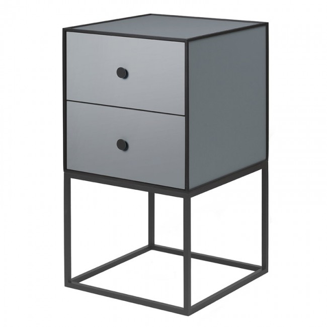 BY LASSEN 바이라센 Frame 35 사이드BOARD with 2 drawers 다크그레이 BY39412