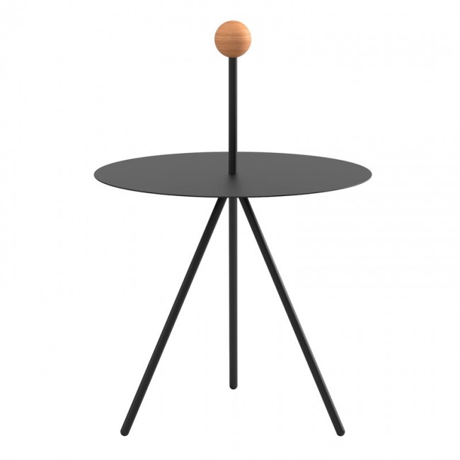 Viccarbe Trino 테이블 블랙 - oak handle VC-TRIROQ