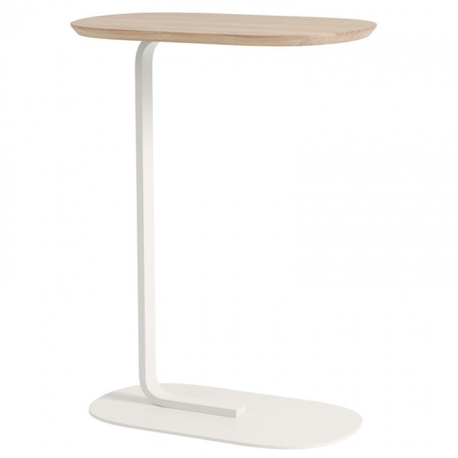 MUUTO 무토 Relate 사이드 테이블 h. 73 5 cm solid oak - 오프 화이트 MU13896