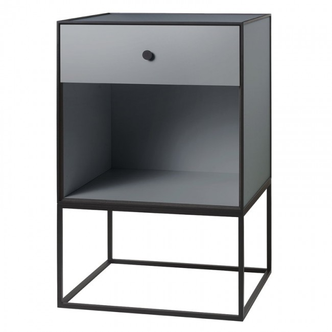 BY LASSEN 바이라센 Frame 49 사이드BOARD with 1 drawer 다크그레이 BY39422