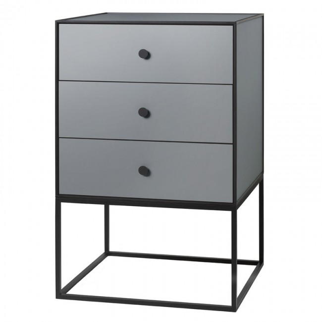 BY LASSEN 바이라센 Frame 49 사이드BOARD with 3 drawers 다크그레이 BY39432