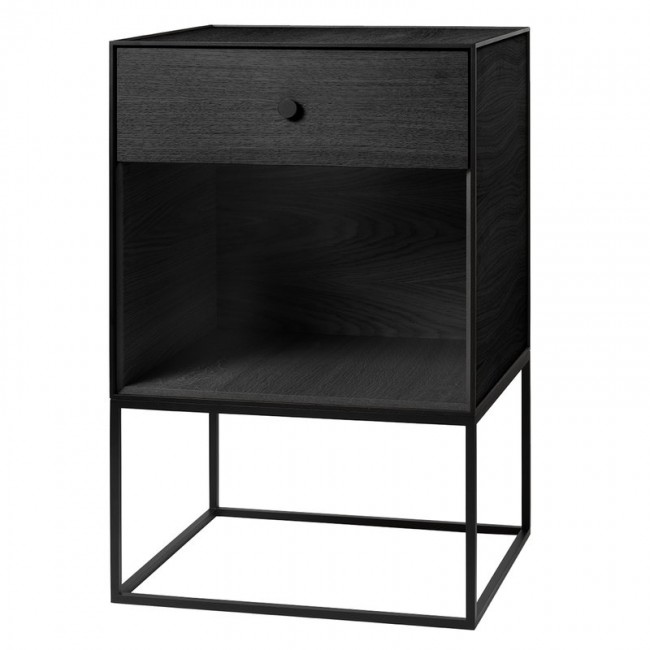BY LASSEN 바이라센 Frame 49 사이드BOARD with 1 drawer 블랙 stained ash BY39424