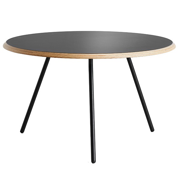 WOUD 우드 Soround coffee 테이블 60 cm 차콜 블랙 nano laminate WD110518