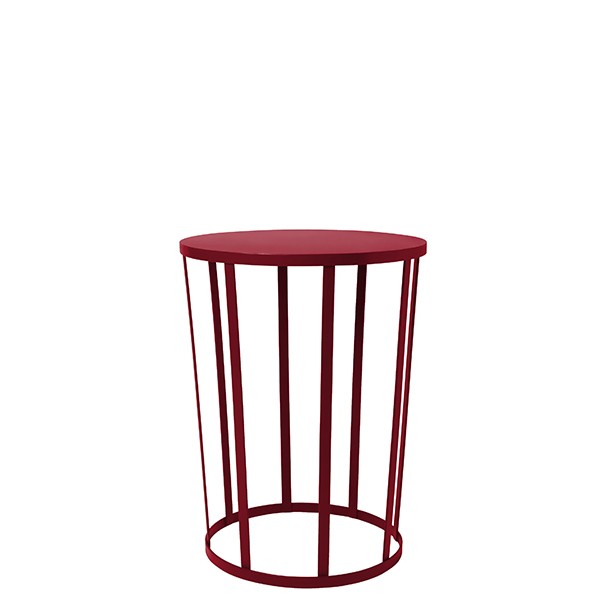 PETITE FRITURE 쁘띠 프리튀르 Hollo 사이드 테이블 burgundy PUM0140409