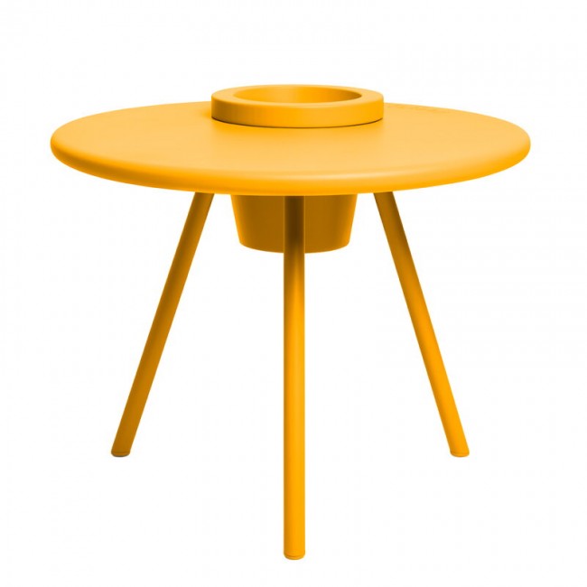 FATBOY Bakkes 사이드 테이블 with pot sunbeam Fatboy Bakkes side table with pot  sunbeam 00841