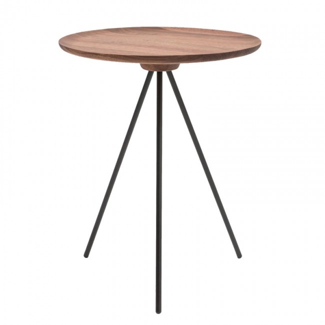 Hem Key 사이드 테이블 walnut - 블랙 HE13574
