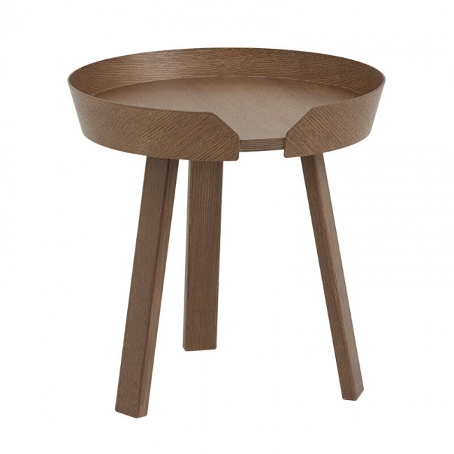 MUUTO 무토 Around coffee 테이블 small stained 다크 brown MU60020