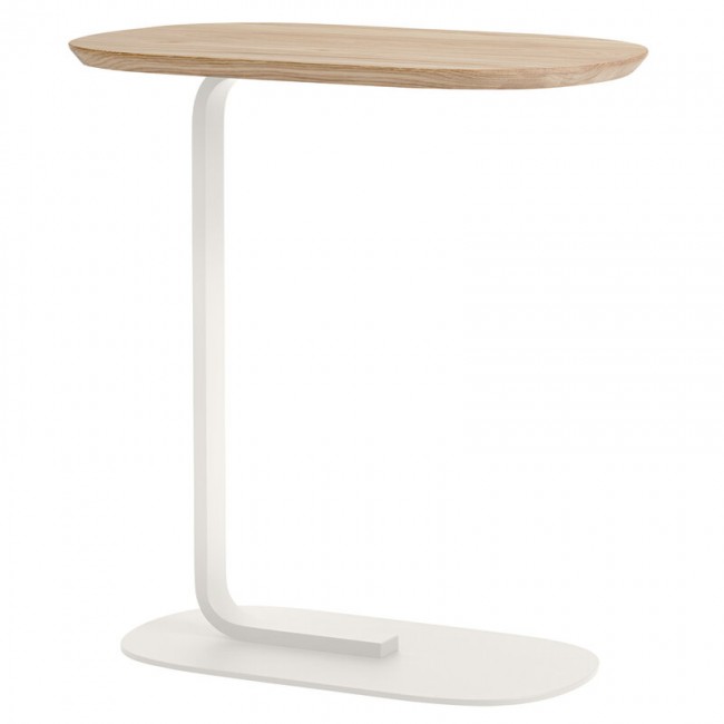 MUUTO 무토 Relate 사이드 테이블 h. 60 5 cm solid oak - 오프 화이트 MU13899