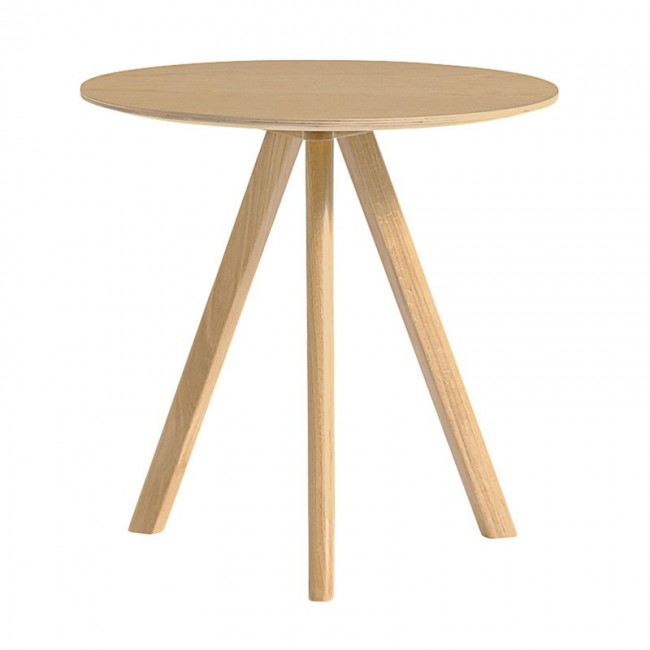 HAY 헤이 CPH20 round 테이블 50 cm 래커 oak HA257825-1019000