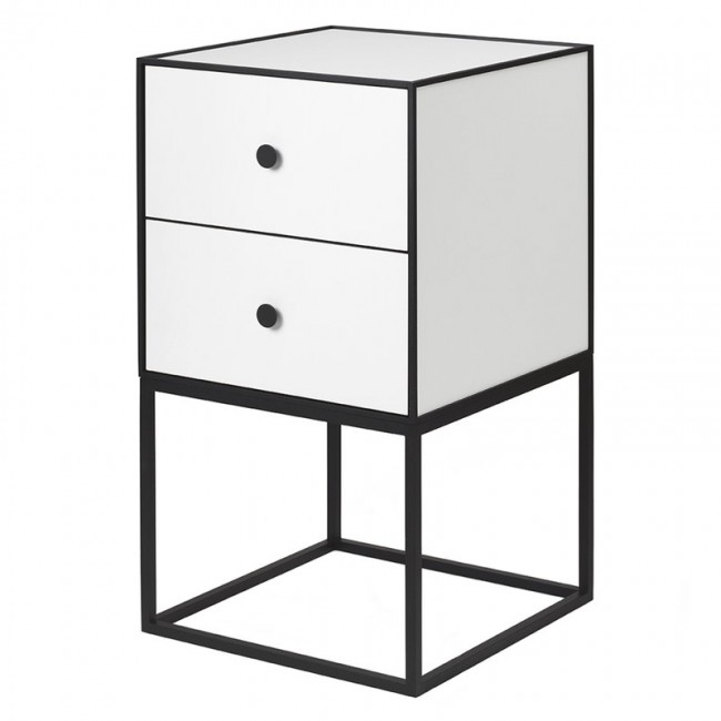 BY LASSEN 바이라센 Frame 35 사이드BOARD with 2 drawers 화이트 BY39415