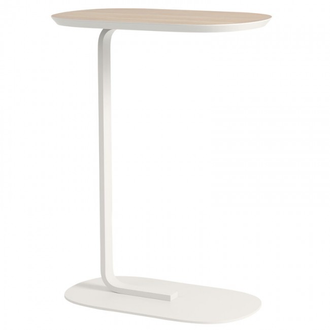 MUUTO 무토 Relate 사이드 테이블 h. 73 5 cm oak veneer - 오프 화이트 MU13894