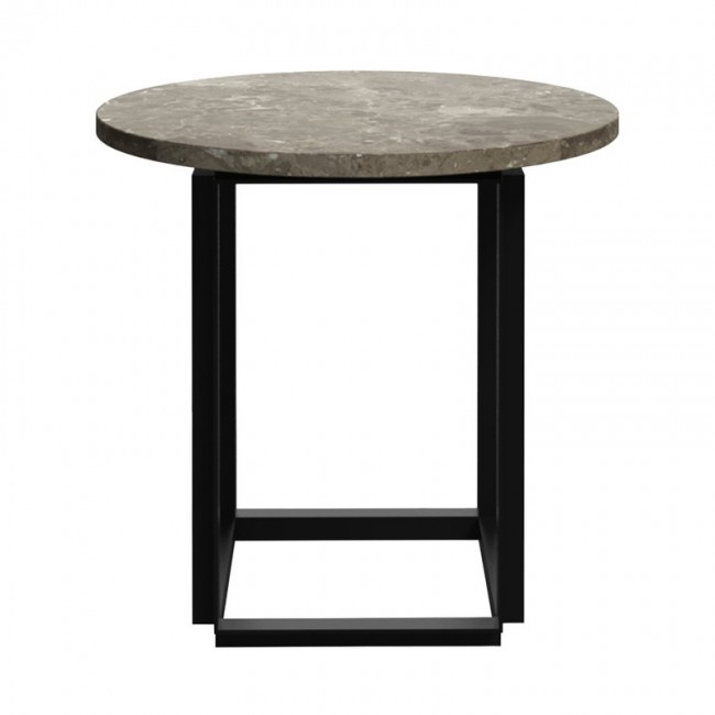 NEW WORKS 뉴 웍스 Florence 사이드 테이블 50 cm 블랙 - grey marble NW40762
