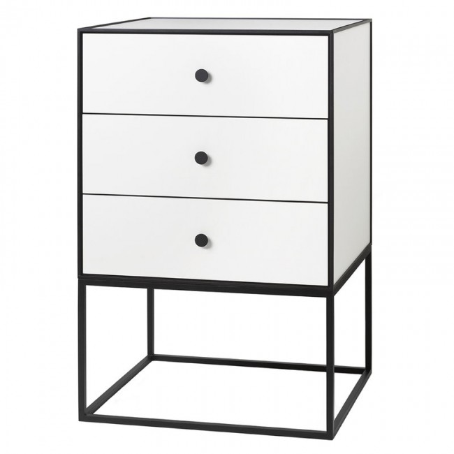 BY LASSEN 바이라센 Frame 49 사이드BOARD with 3 drawers 화이트 BY39435