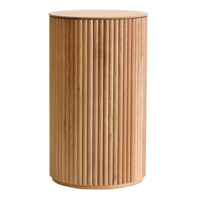 Asplund Petit Palais 사이드 테이블 55 cm 화이트 stained oak ASPET-PAL-TB55-WSO