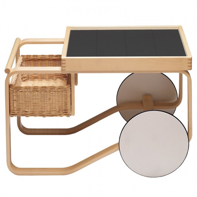 ARTEK 알토 tea trolley 900 블랙 Artek Aalto tea trolley 900  black 00616