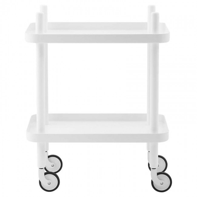NORMANN COPENHAGEN 노만코펜하겐 Block 테이블 trolley all 화이트 NC602195