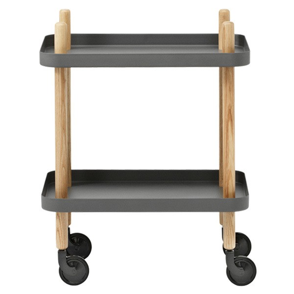NORMANN COPENHAGEN 노만코펜하겐 Block 테이블 trolley 다크그레이 NC602205