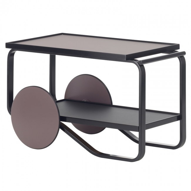ARTEK 알토 tea trolley 901 all 블랙 Artek Aalto tea trolley 901  all black 00591