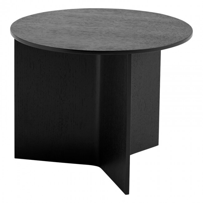 HAY 헤이 Slit Wood 테이블 45 cm 블랙 HA944031-300
