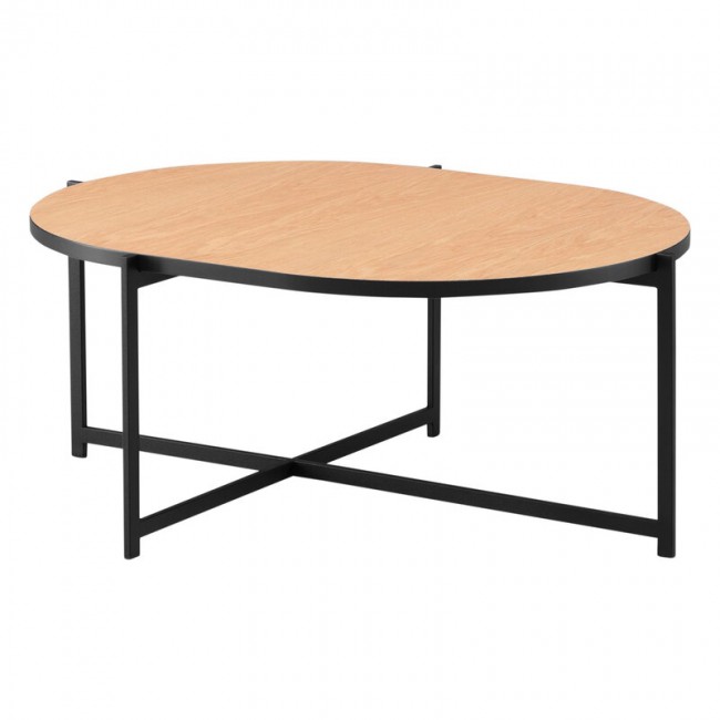 Interface Pilleri coffee 테이블 60 x 80 cm 블랙 - oak IF-PILLERI-CT-60X80-OAK-BLACK
