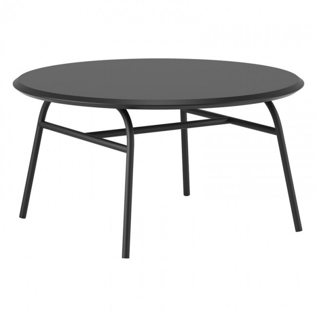 Viccarbe Aleta low 테이블 80 cm 블랙 VC-ALMEBD80TX-BLACK