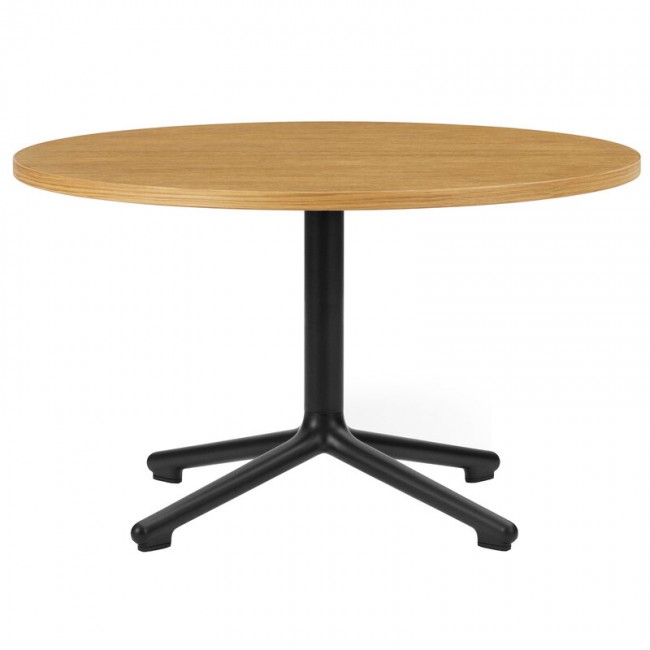NORMANN COPENHAGEN 노만코펜하겐 루나R coffee 테이블 70 cm 블랙 aluminium - oak NC604164