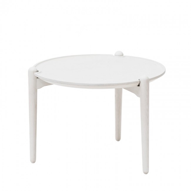 DESIGN HOUSE STOCKHOLM 디자인 하우스 스톡홀름 Aria coffee 테이블 50 cm low 화이트 DHS2715-0100