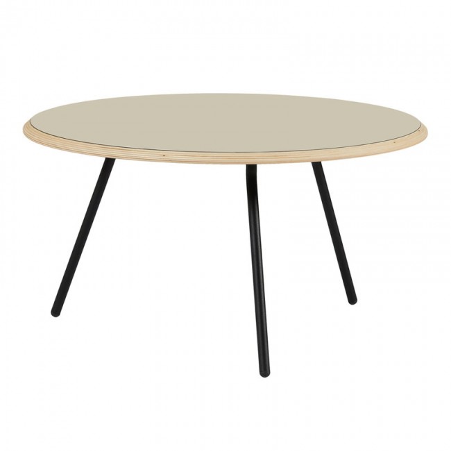 WOUD 우드 Soround coffee 테이블 75 cm beige nano laminate WD110591