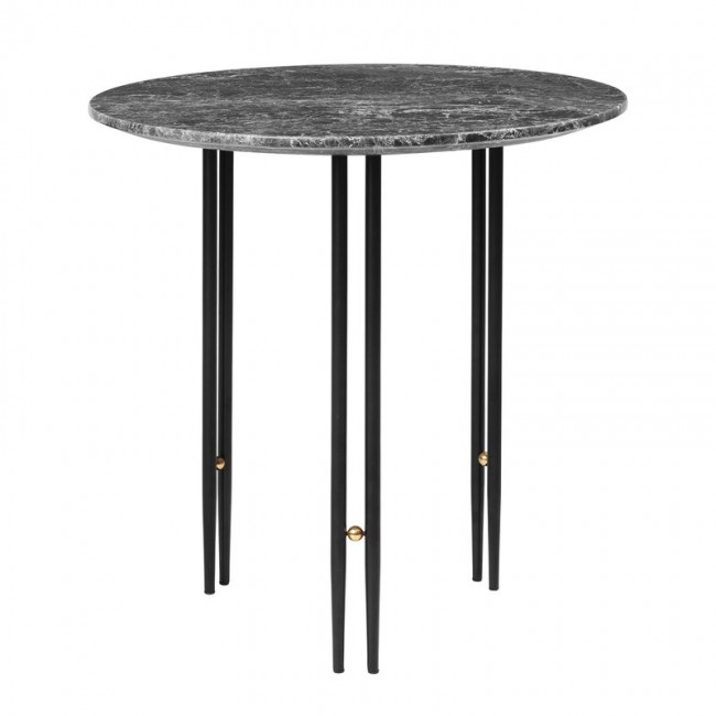 GUBI 구비 IOI coffee 테이블 50 cm 블랙 - grey marble GB10036985