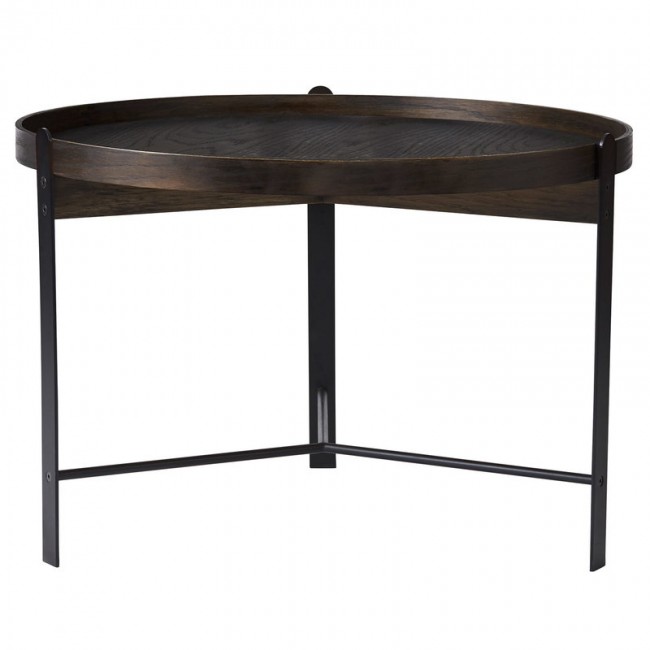WARM NORDIC 웜 노르딕 Compose coffee 테이블 70 cm 스모크 oak - 블랙 WA2805002