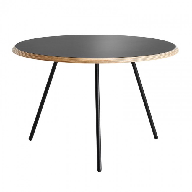 WOUD 우드 Soround coffee 테이블 75 cm 차콜 블랙 nano laminate WD110526