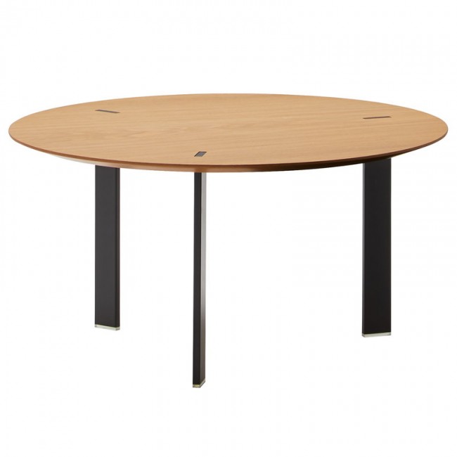 Viccarbe Ryutaro low 테이블 90 cm 블랙 - matt oak VC-RYD90H35NQ