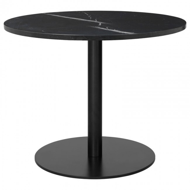 GUBI 구비 1.0 lounge 테이블 round 80 cm 블랙 - marble GB10012504