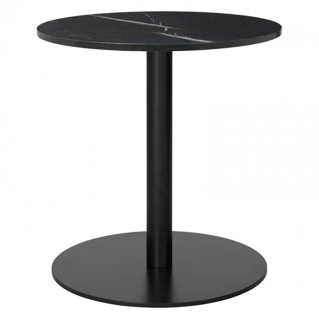 GUBI 구비 1.0 lounge 테이블 round 60 cm 블랙 - marble GB10012483